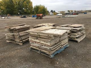 (4) Pallets of 1 1/4in Thick Duraform Concrete Forms of Various Sizes.