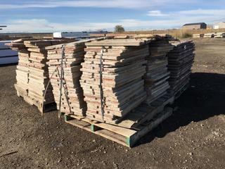 (4) Pallets of 1 1/4in Duraform Concrete Forms of Varying Sizes.