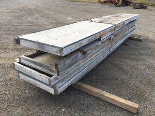 Quantity of 2x4 Concrete Forms Approximately 30in W x 8ft to 16ft.