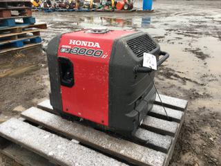 Honda Inverter EU 3000 Portable Generator, Model# EU3000IS. Fresh service.  Extremely low usage