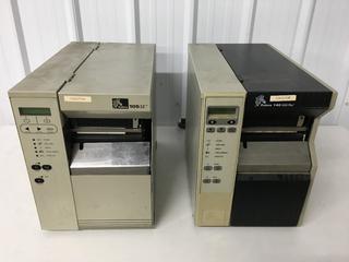 (2) Zebra 105SL and 140 Xi lll Plus Thermal Label Barcode Printers. (WH)