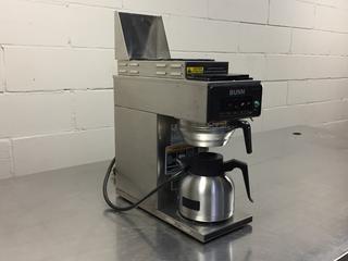 Bunn Model CWT-35-3T 12-Cup Automatic Coffee Brewer with 3 Warming Plates c/w Splashguard Funnel and Carafe.  (AUD)
