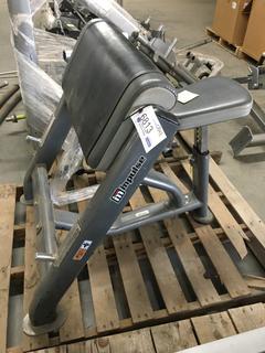 Impulse IT7002B Preacher Curl Bench. (WH)