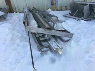 Pallet of Assorted Stainless Steel Trim and Pipe.