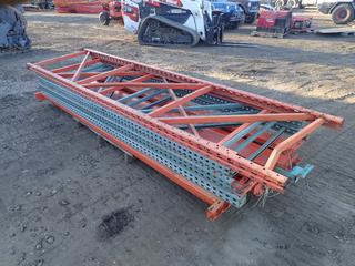 Qty Of Pallet Racking Including: (5) Uprights And (13) Cross Beams