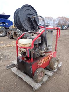 2019 Magnum 4000 Hot Water Pressure Washer c/w 420cc Engine. *Note: No Hose Or Wand, Running Condition Unknown*