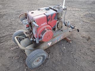 Dual Tank Air Compressor c/w Magnum Kohler 8hp Engine *Note: Running Condition Unknown*