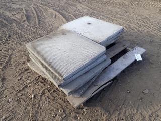 30in X 2ft Concrete Blocks *Note: Some Pieces Broken On End*