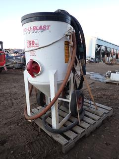 2016 Mod-U-Blast Model MBM6.5PRE-AV 12VDC 150PSI Portable Sand Blasting Machine c/w Hose And Nozzle. SN 4352 