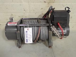 Keeper KW17.5 12VDC 17,500lb Cap Winch. SN NW008KW175004160