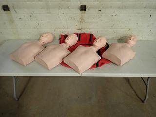 Qty of (4) Prestan Adult Size CPR Training Mannequins