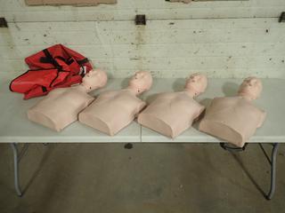 Qty of (4) Prestan Adult Size CPR Training Mannequins