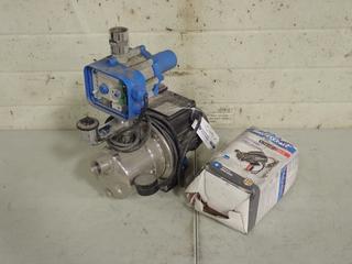 Burcam 115V Single Phase Water Pump c/w Mastercraft Utility Pump