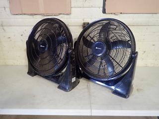 (2) Utilitech FB50-17H 120V 20in Fans