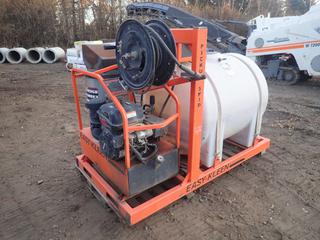 Easy Kleen Skid Mtd. 3500PSI Pressure Washer c/w Kohler Command Pro 14hp 429cc Diesel Engine, 225L Water Tank, Hose And Wand. 