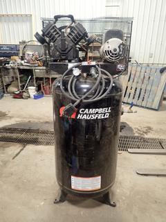 2019 Campbell Hausfeld 240V Single Phase 140PSI 80-Gal Air Compressor. SN FS95388