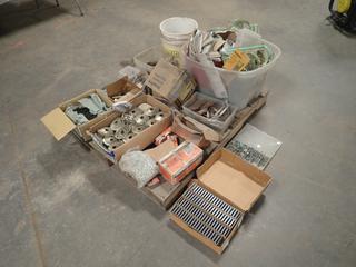 Qty Of Nails, Screws, Roofing Nails, Staples, Gyprock Screws And Assorted Supplies