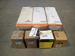 Qty Of Assorted  Air And Fuel  Filters. PN YA00033065, PN 4325820, PN YA00033064, PN P502422, PN 3258, PN 13240-024