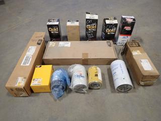 CAT Fuel/Water Seperator, PN 3406-3407, Hydraulic Filter PN 1163 And Oil And Air Filter