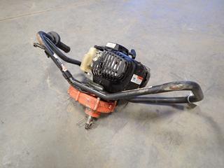 Subaru EH035 Post Hole Digger c/w 4-Stroke Gas Engine *Note: Turns Over, Running Condition Unknown*