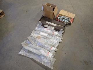 Qty Of 5.8 1in X 20in  Anchor Rods, 3/4in - 10in Anchor Bolts,  And Assorted Nuts And Bolts