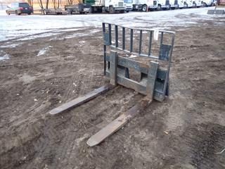 4ft HD Skid Steer Forks