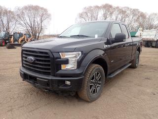 2015 Ford F150 XLT 4X4 Crew Cab Pickup c/w 2.7L Eco Boost, A/T, Backup Camera, Sprayed In Liner And 275/65R18 Tires. Showing 3781hrs, 177,790kms. VIN 1FTEX1EP1FKE18948 *Note: Windshield Cracked, ABS Light On*