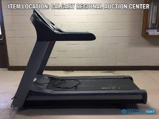 High River Location -  Precor 956i Treadmill with Programs and Fitness Monitoring, 0-15% Incline, 0.5-16mph, 120V, 20 Amp Plug, S/N AGJY09080014.  Tested and Functioning.