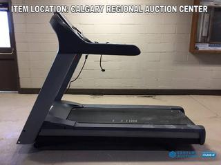 High River Location -  Precor 956i Treadmill with Programs and Fitness Monitoring, 0-15% Incline, 0.5-16mph, 120V, 20 Amp Plug, S/N AGJY09080018.  Tested and Functioning.