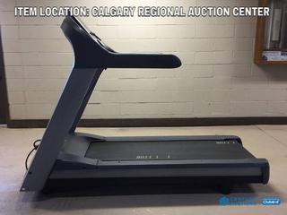 High River Location -  Precor 956i Treadmill with Programs and Fitness Monitoring, 0-15% Incline, 0.5-16mph, 120V, 20 Amp Plug, S/N AGJY09080009.  Tested and Functioning.