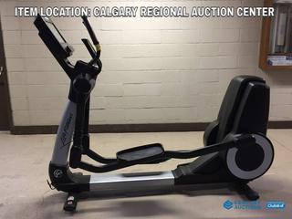 High River Location -  Life Fitness Club Series Model 95XS Elliptical Cross Trainer c/w Programmed Workouts & Touchscreen Display,  S/N ASX128432. Tested and Functioning