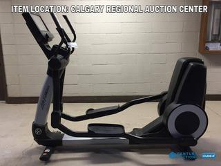 High River Location -  Life Fitness Club Series Model 95XS Elliptical Cross Trainer c/w Programmed Workouts & Touchscreen Display,  S/N ASX128431. Tested and Functioning, Makes Noise.