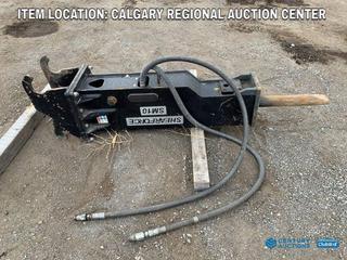 High River Location - 2021 Shearforce SM10 Excavator Hammer/Breaker, 2175 PSI, 22.5 GPM S/N SM10-21F-1651.  Kubota Quick Connect tab system