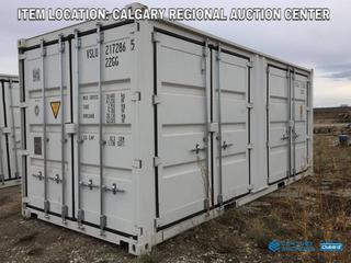 High River Location - 2023 20ft Storage Container c/w Side Door # VSLU 2172865