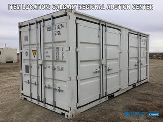 High River Location - 2023 20ft Storage Container c/w Side Door # VSLU 2172741