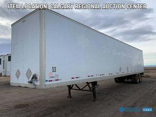 High River Location - 2004 Manac 53ft T/A Van Trailer c/w Air Ride Susp., Sliding Susp., GVWR 73855 LBS, GAWR 20000 LBS, 11R22.5 Tires, VIN 2M592161441093587