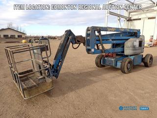 Fort Saskatchewan Location - 2005 Genie Z45/25 Articulating Electric Manlift C/w 500 Lbs. Max Capacity, Showing 2483 Hours, 9-14.5 Tires. SN Z452505-25990 