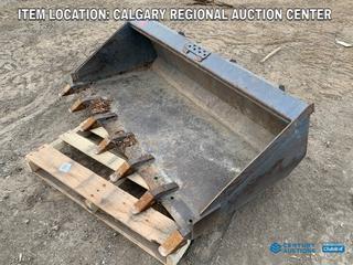High River Location - Thomas 60in Skid Steer Tooth Bucket.