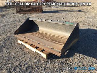 High River Location - 72in Skid Steer Smooth Bucket.