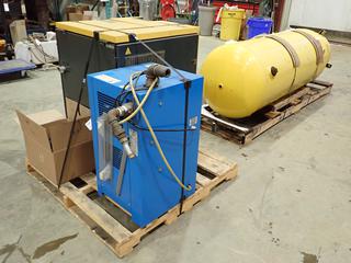 Kaeser Rotary Screw Air Compressor c/w Friulair 203 Psi Air Dryer And 2004 Manchester 240 Gal. Tank w/ MAWP 200 Psi @ 400F. PN 1.7263.50100, SN 1016, SN 19R013692/19 (H)