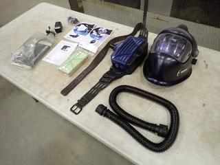 Optrel Welding Helmet (e600) w/ (e3000) Respiratory Protective Equipment (G2)