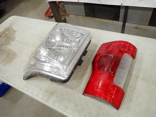 2012 Ford F-350 Head Light c/w 2019 3/4 Ton Ford Tail Light (F-2)