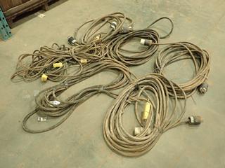 Qty Of Assorted Heavy Duty Extension Cords (K-4-3)