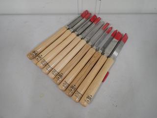 Qty of Shopsmith Wood Lathe Chisels **Note: Buyer Responsible For Load Out, Located Offsite @ 493 Sioux Road,  Sherwood Park, AB, For More Details Contact 780-944-9144**