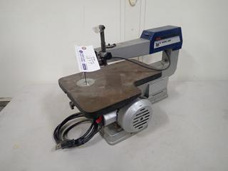 Ryobi R7100101 120V 16 In. Scroll Saw w/ O.1HP 1 Ph SN E28031010278 **Note: Buyer Responsible For Load Out, Located Offsite @ 493 Sioux Road,  Sherwood Park, AB, For More Details Contact 780-944-9144**