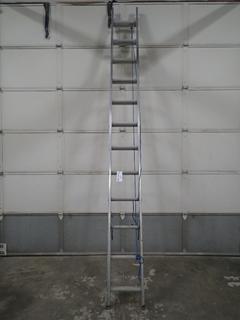 24ft Aluminum Extension Ladder **Note: Buyer Responsible For Load Out, Located Offsite @ 493 Sioux Road,  Sherwood Park, AB, For More Details Contact 780-944-9144**