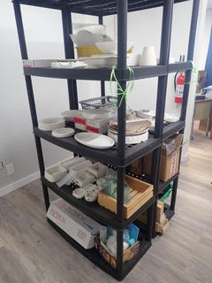Qty of Assorted Ceramic Glass, Silicone and Soap Molds c/w Kiln Paper and Stamps *Note: Shelves Not Included, Buyer Responsible For Load Out, Located Offsite @ 493 Sioux Road,  Sherwood Park, AB, For More Details Contact 780-944-9144**