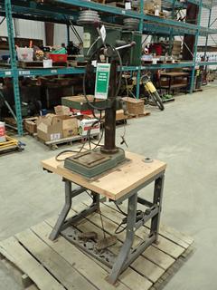 Jet Model Jet-13R 24 In. X 28 In. X 66 In. Drill Press w/ Stand And Doerr AC Motor  (Z)