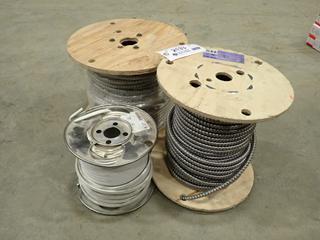 (2) Spools of Shielded 14/2 Electrical Wire and (1) Spool Of 14/2 Electrical Wire (T-4-1)