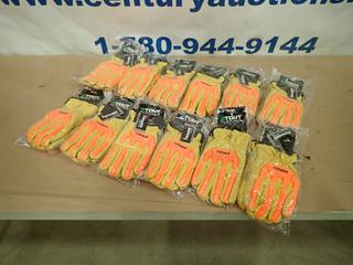 (12) Unused EWC Stout Platinum Size XXL Work Gloves w/ 3M Thinsulate Insulation (A)